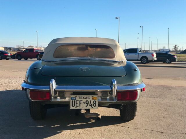 1971 Green Jaguar XK Convertible