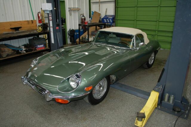1971 Green Jaguar XK Convertible