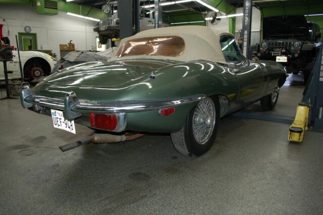 1971 Green Jaguar XK Convertible