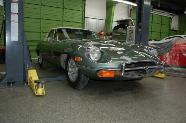 1971 Green Jaguar XK Convertible