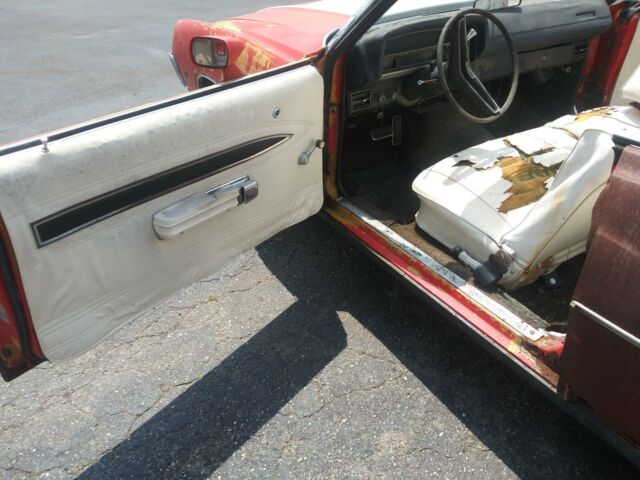 1971 Orange Ford Torino Convertible