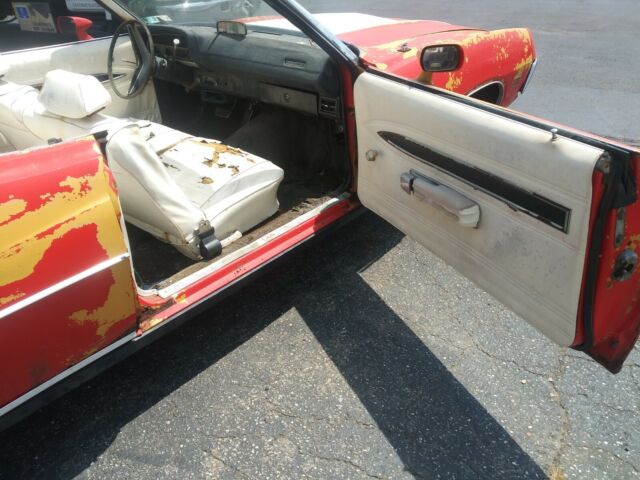 1971 Orange Ford Torino Convertible