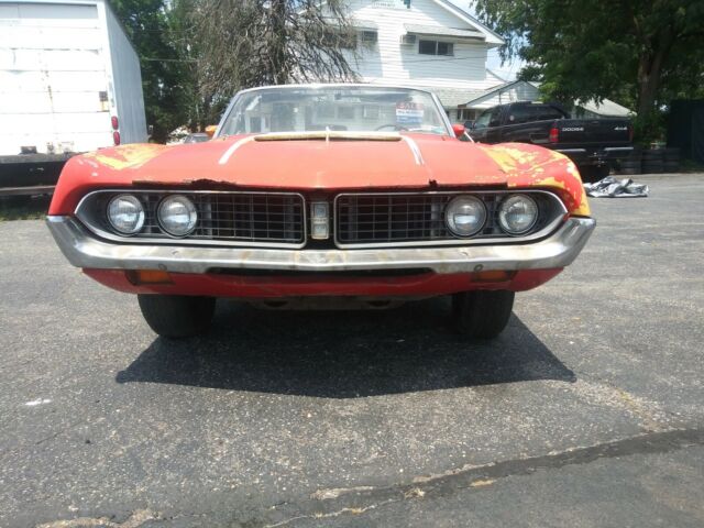 1971 Orange Ford Torino Convertible