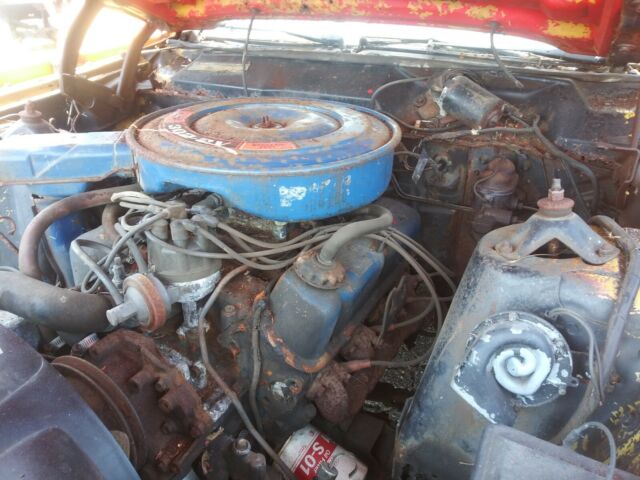 1971 Orange Ford Torino Convertible