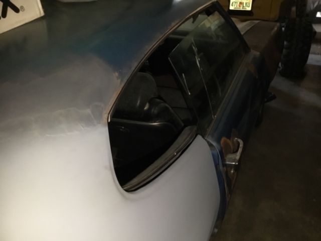 1971 Blue Pontiac GTO Coupe