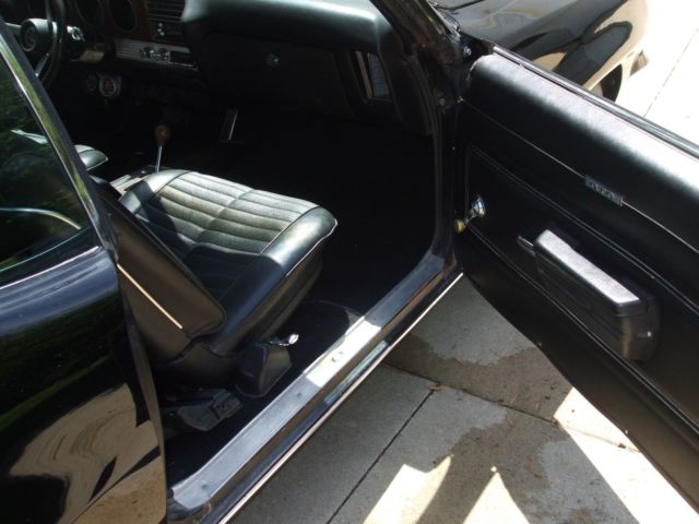 1971 Black Pontiac GTO