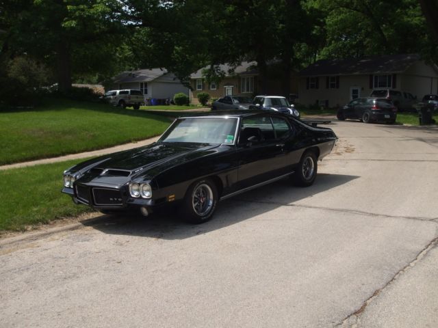 1971 Black Pontiac GTO
