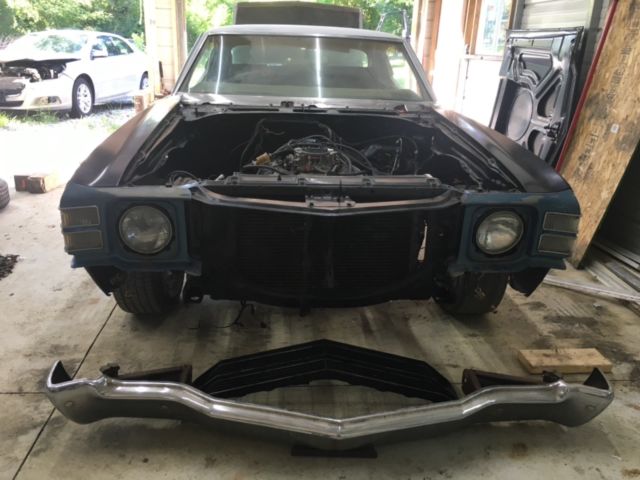 1971 Blue Chevrolet Chevelle Coupe
