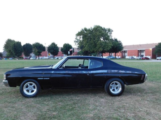 1971 Black Chevrolet Chevelle Coupe