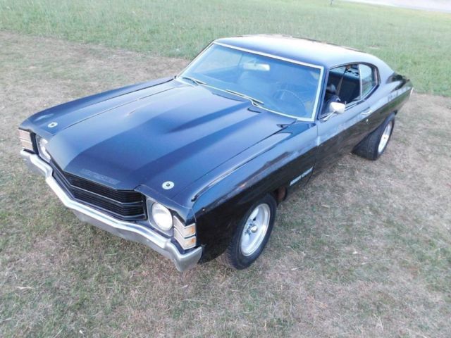 1971 Black Chevrolet Chevelle Coupe