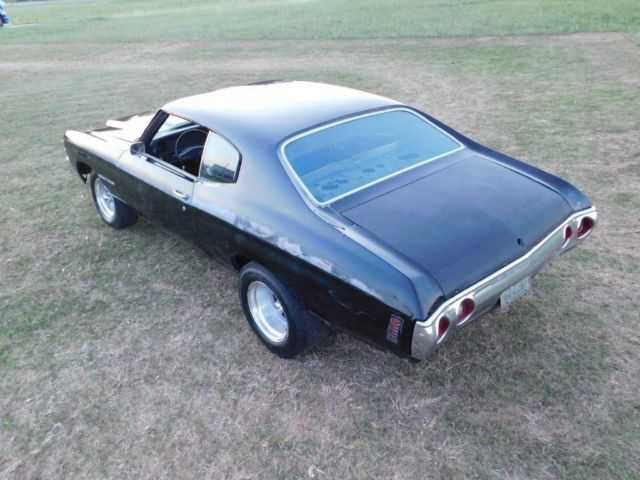 1971 Black Chevrolet Chevelle Coupe