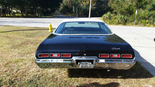 1971 Black Chevrolet Impala Sedan