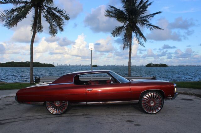 1971 Red/Orange/Gold Chevrolet Impala Coupe