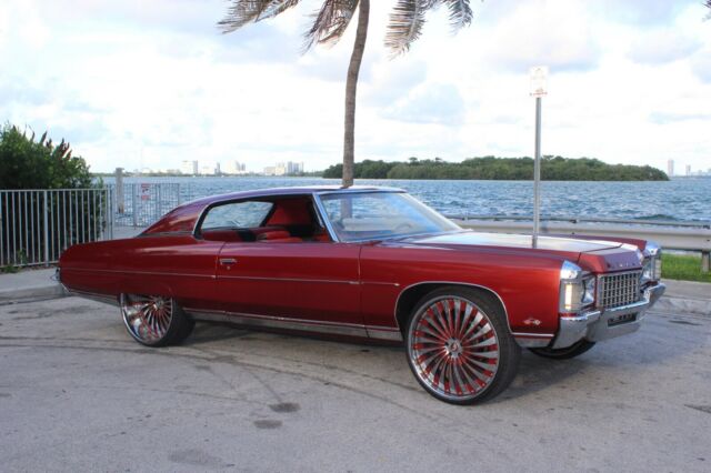 1971 Red/Orange/Gold Chevrolet Impala Coupe