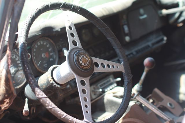 1971 Blue Jaguar E-Type Coupe