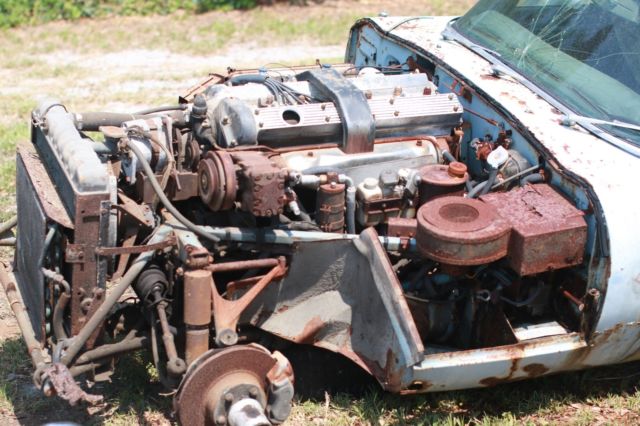 1971 Blue Jaguar E-Type Coupe