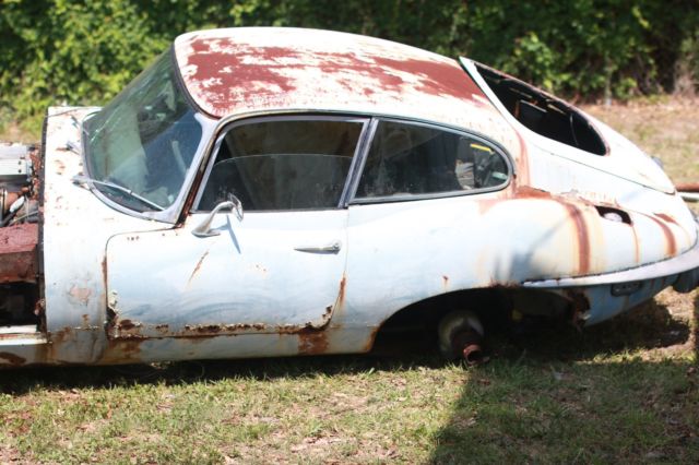 1971 Blue Jaguar E-Type Coupe
