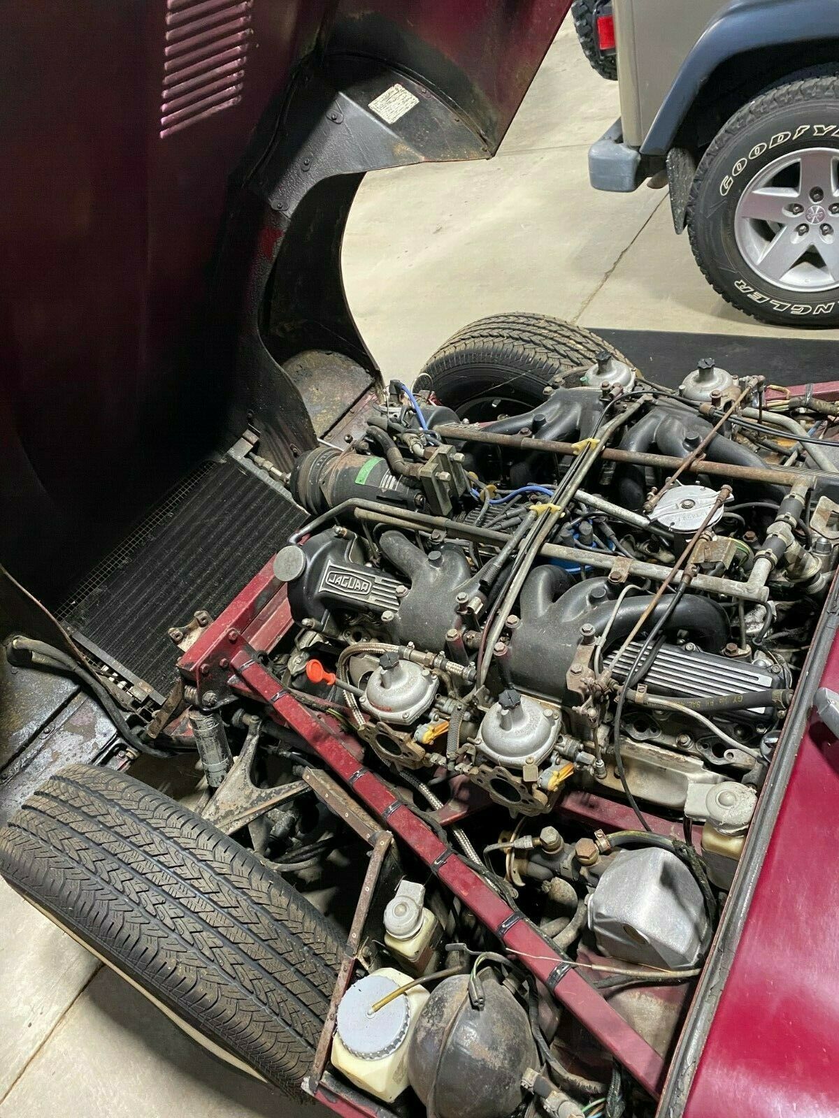 1971 Red Jaguar E-Type Coupe
