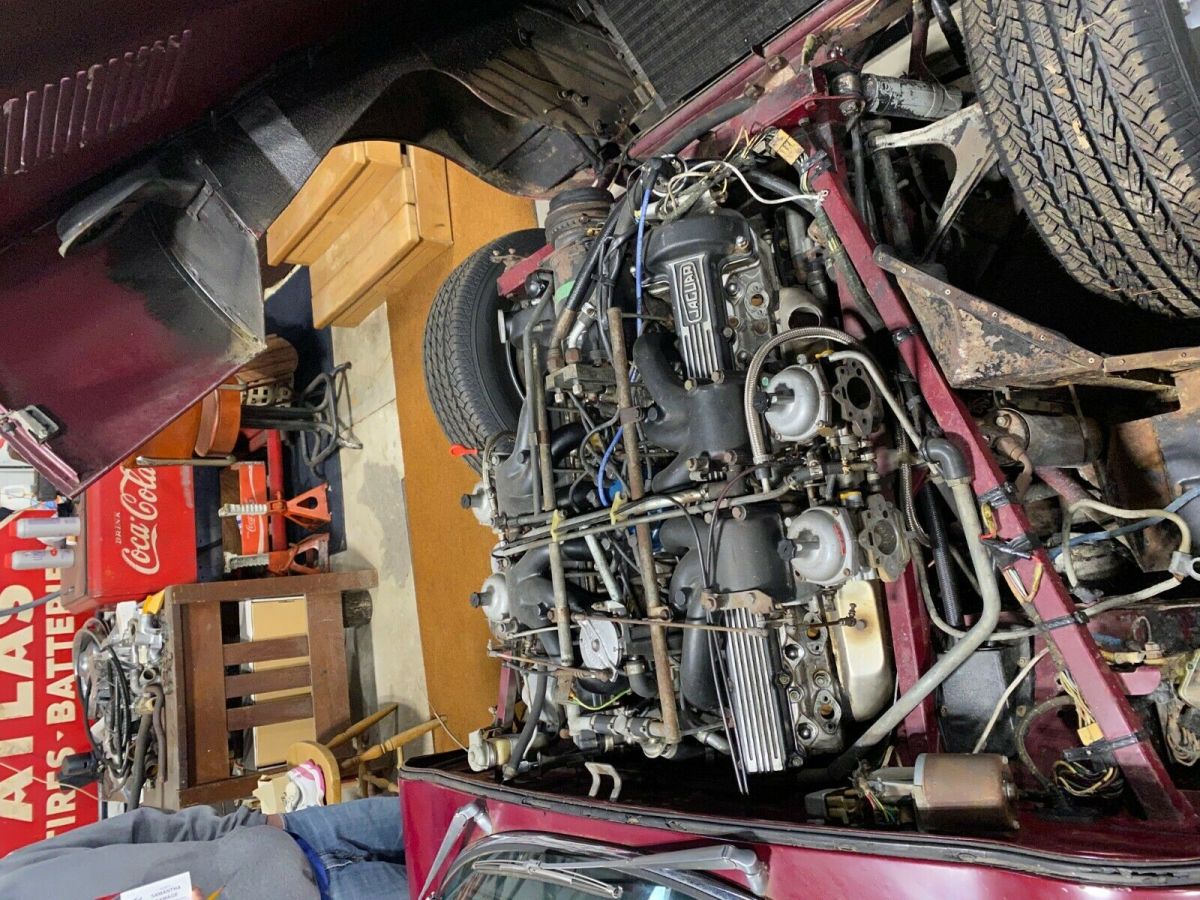 1971 Red Jaguar E-Type Coupe