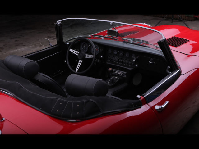 1971 Red Jaguar E-Type Convertible
