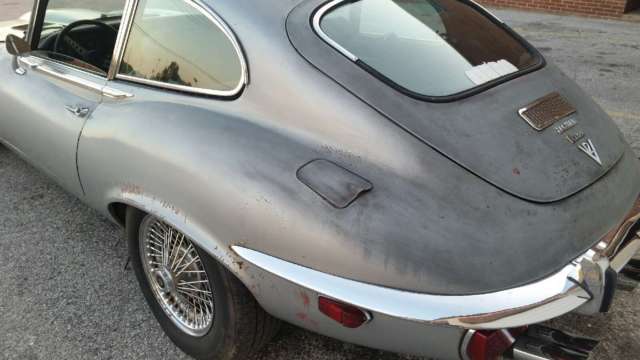 1971 Gray Jaguar E-Type Coupe