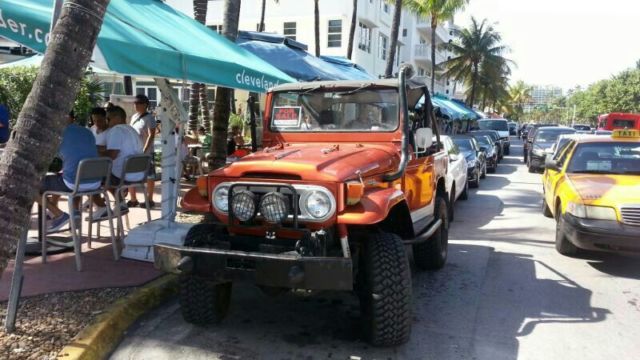 1971 Orange Toyota Land Cruiser