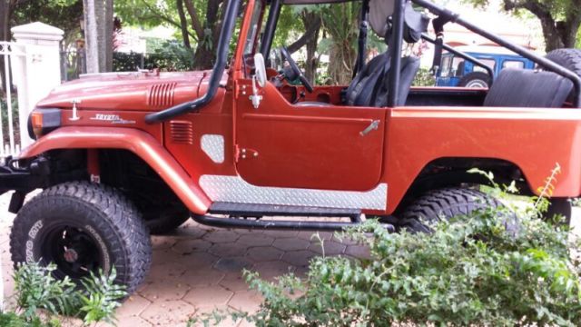 1971 Orange Toyota Land Cruiser