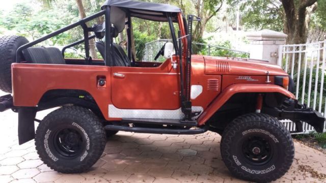1971 Orange Toyota Land Cruiser