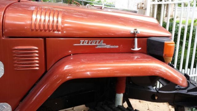 1971 Orange Toyota Land Cruiser