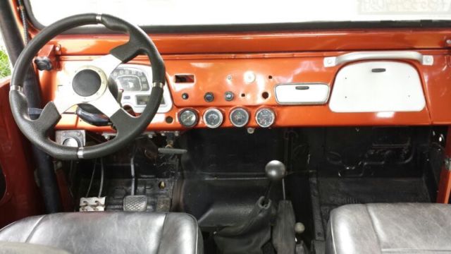 1971 Orange Toyota Land Cruiser