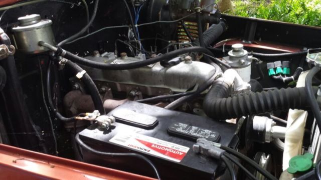 1971 Orange Toyota Land Cruiser