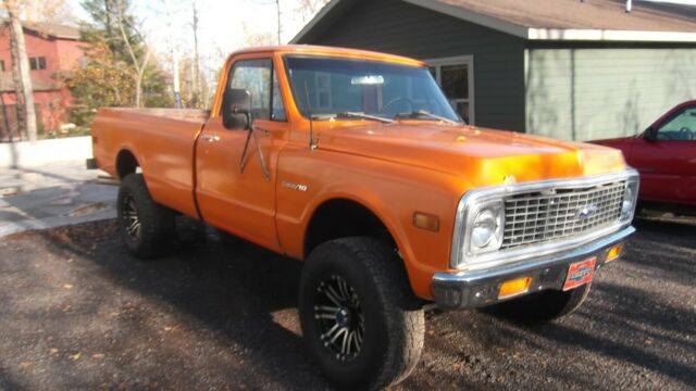 1971 Orange Chevrolet C/K Pickup 2500 Standard Cab Pickup