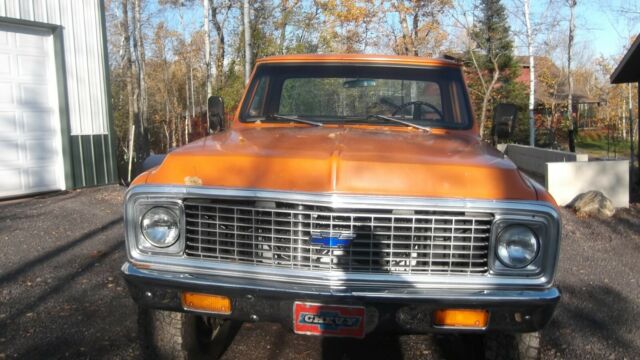 1971 Orange Chevrolet C/K Pickup 2500 Standard Cab Pickup