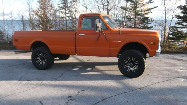 1971 Orange Chevrolet C/K Pickup 2500 Standard Cab Pickup