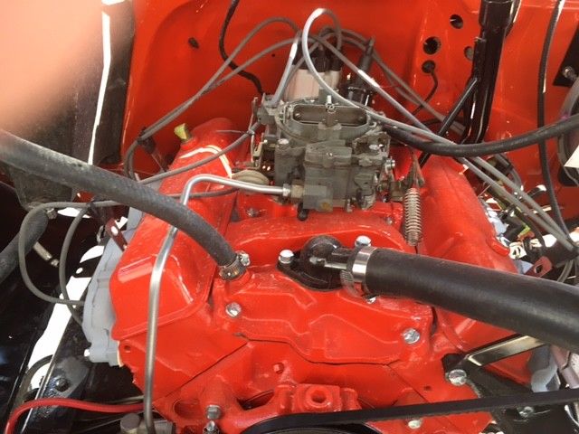 1971 Orange Chevrolet k10 LWB 4WHEEL DRIVE