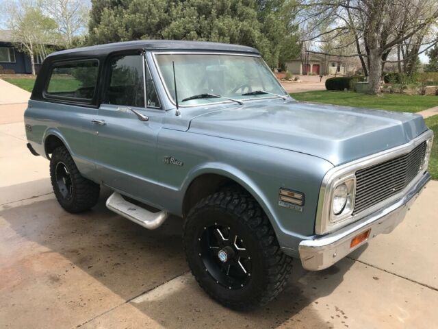 1971 Blue Chevrolet Blazer