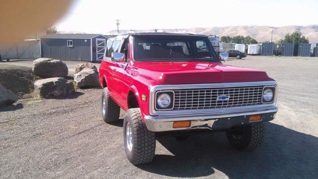 1971 Red Chevrolet Blazer SUV