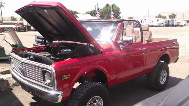 1971 Red Chevrolet Blazer SUV