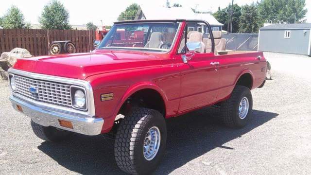 1971 Red Chevrolet Blazer SUV