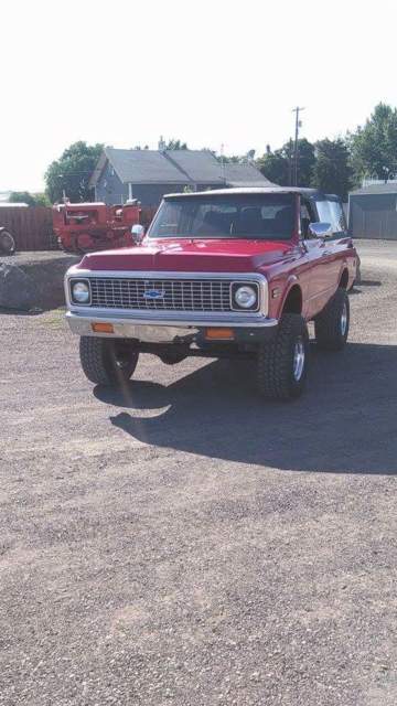 1971 Red Chevrolet Blazer SUV