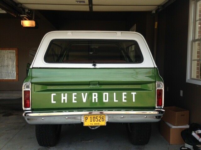 1971 Green Chevrolet Blazer SUV