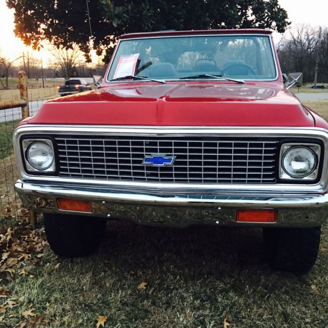 1971 Blue Chevrolet Blazer