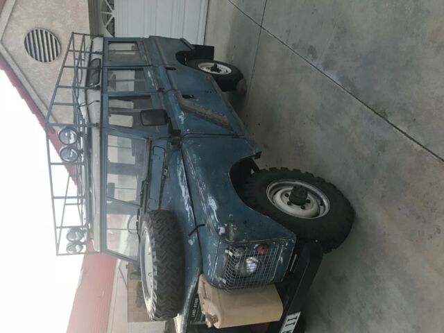 1971 Blue Land Rover Defender Wagon