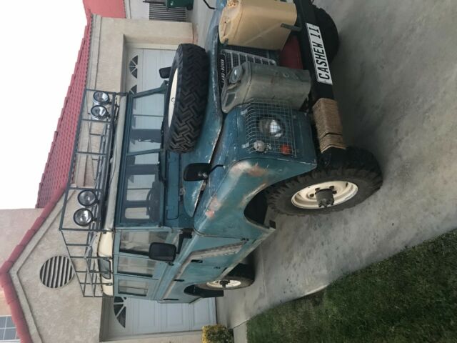 1971 Blue Land Rover Defender Wagon