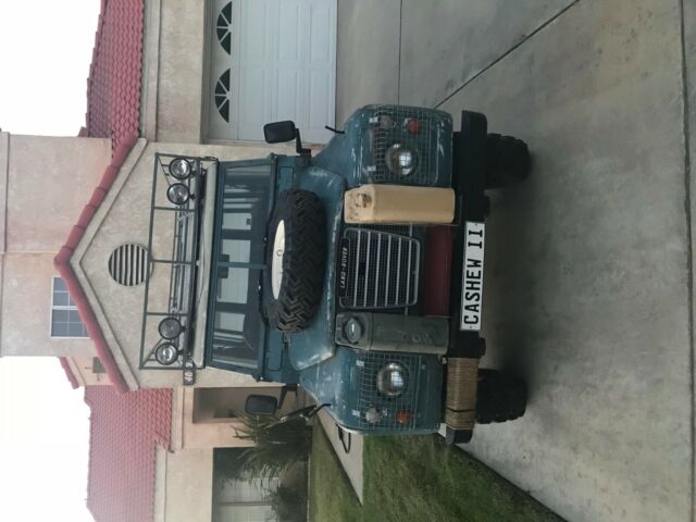 1971 Blue Land Rover Defender Wagon