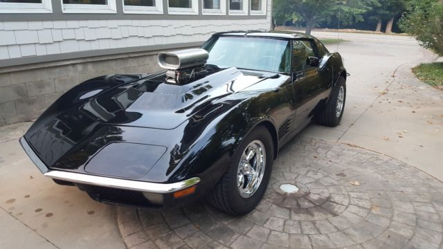 1971 Black Chevrolet Corvette Coupe