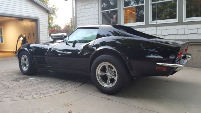 1971 Black Chevrolet Corvette Coupe
