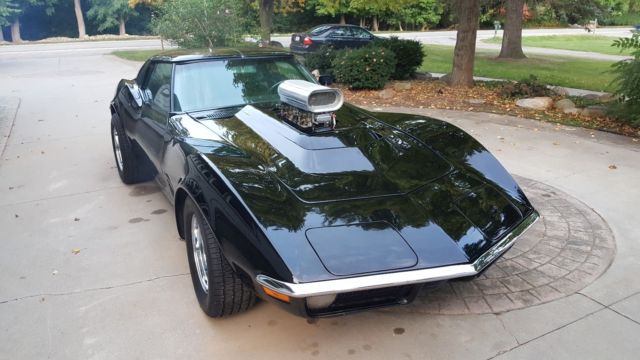 1971 Black Chevrolet Corvette Coupe