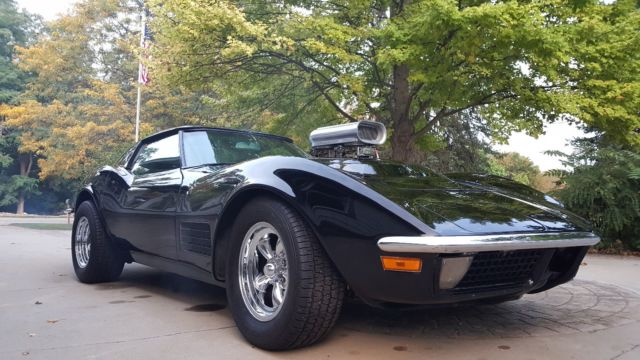 1971 Black Chevrolet Corvette Coupe