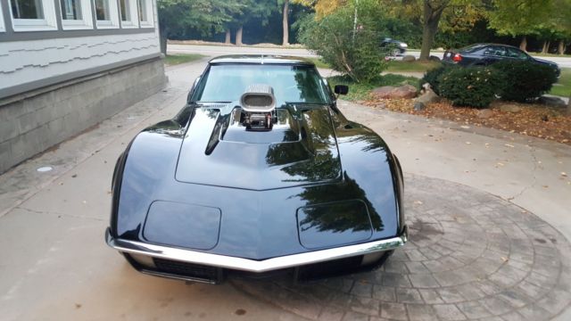 1971 Black Chevrolet Corvette Coupe